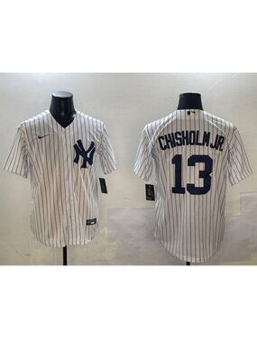 Jazz Chisholm Jr. White Stitched Jersey